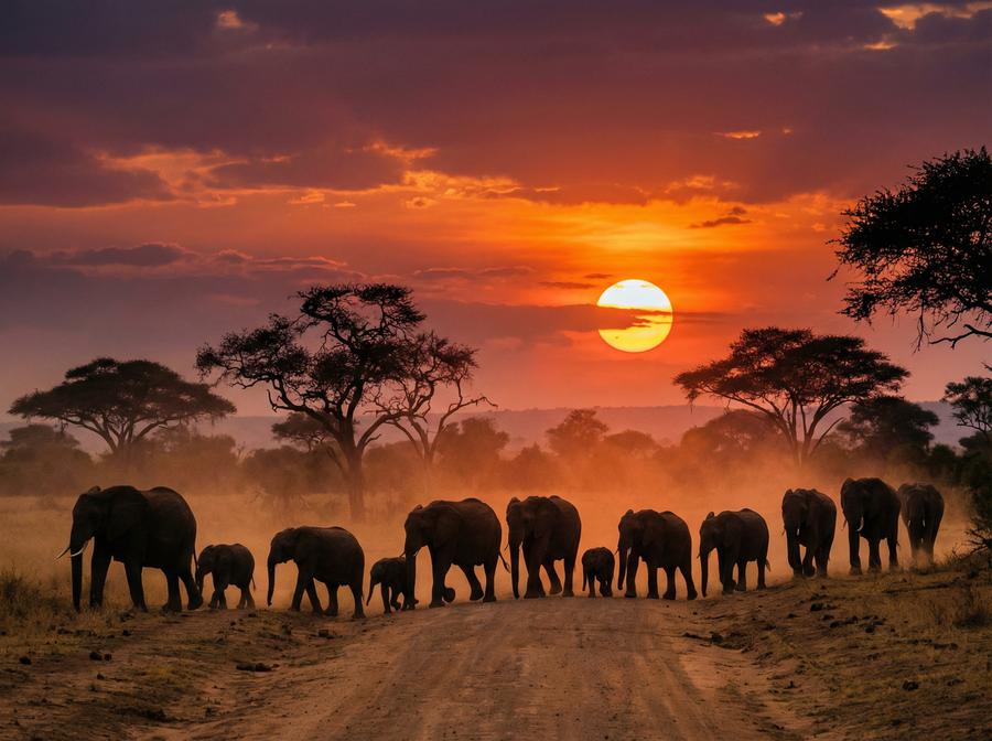 四虎获奖视频 国家地理年度最佳动物视频 非洲象群迁徙