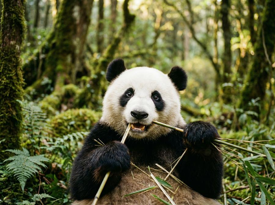 四虎获奖视频 中国野生动物摄影金奖 大熊猫竹林写真