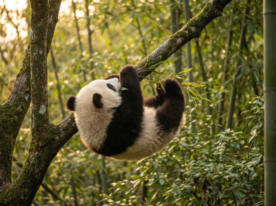 四虎熊猫视频教程 大熊猫智力行为测评